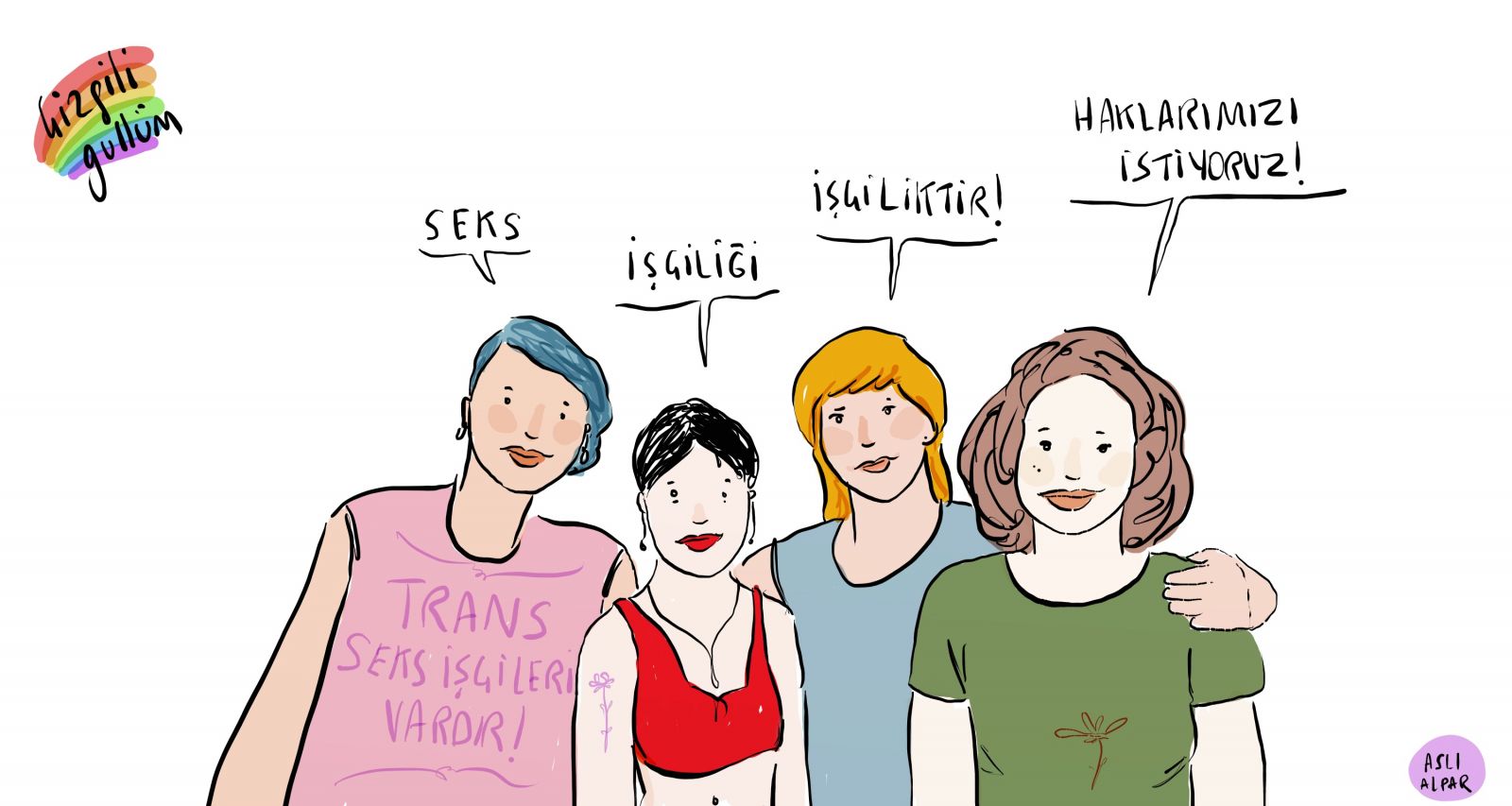 Çizgili Gullüm: Seks işçiliği, işçiliktir! | Kaos GL - LGBTİ+ Haber Portalı